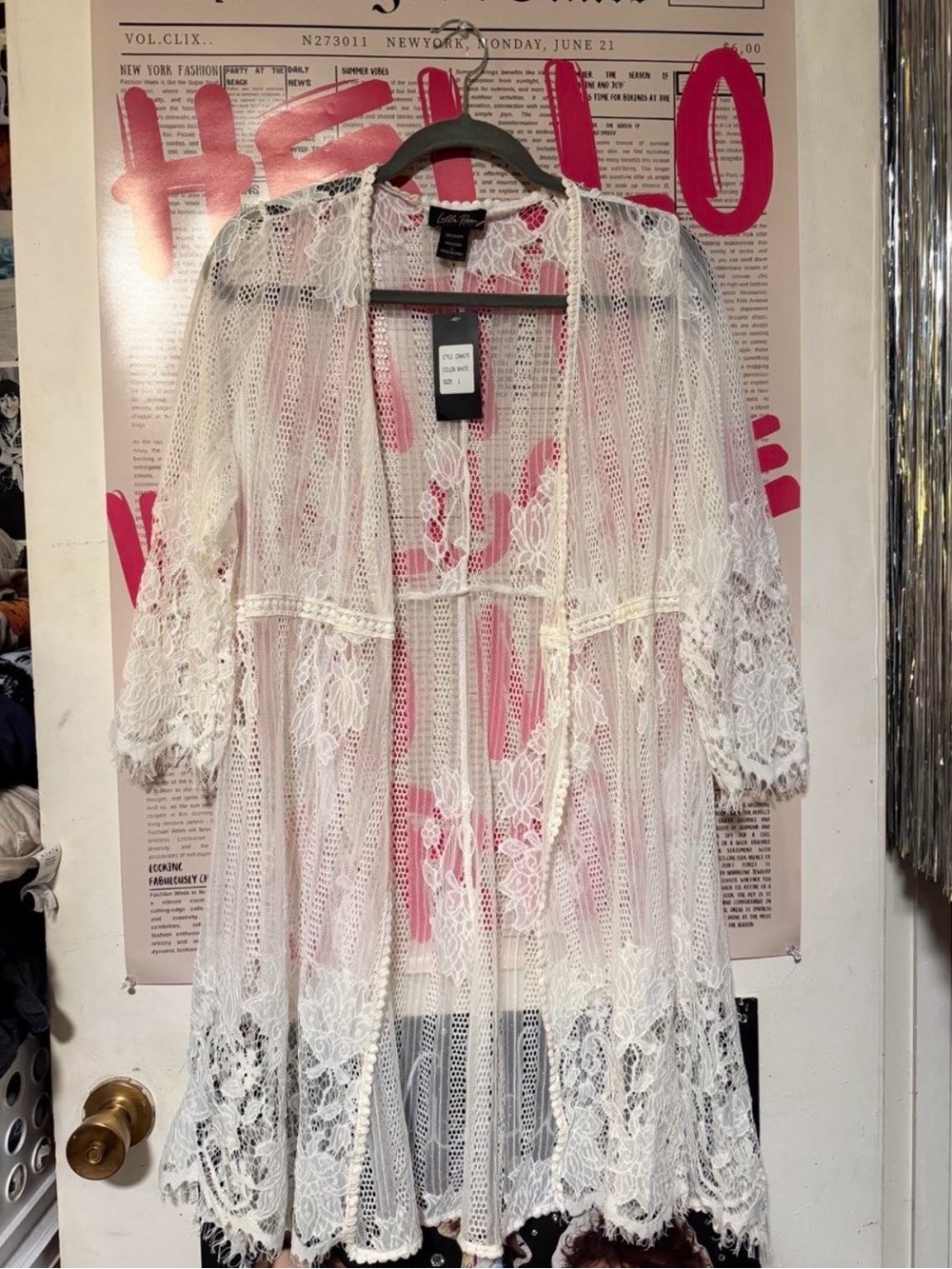 Lolla Rose Lace Kimono